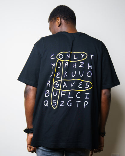 ORIGINAL PUZZLE T-SHIRT / BLACK